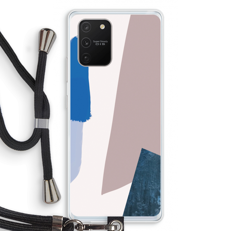 Lapis: Samsung Galaxy S10 Lite Transparant Hoesje met koord