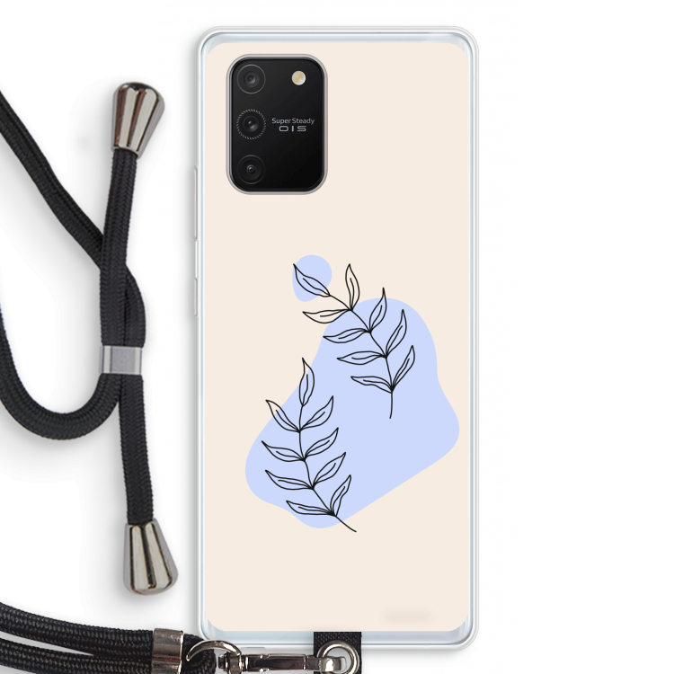 Leaf me if you can: Samsung Galaxy S10 Lite Transparant Hoesje met koord