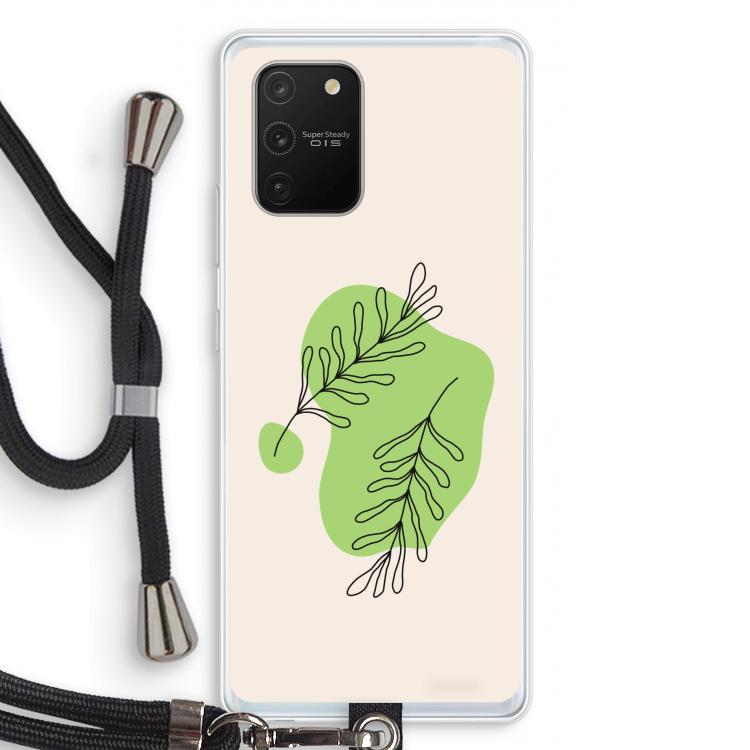 Beleaf in you: Samsung Galaxy S10 Lite Transparant Hoesje met koord