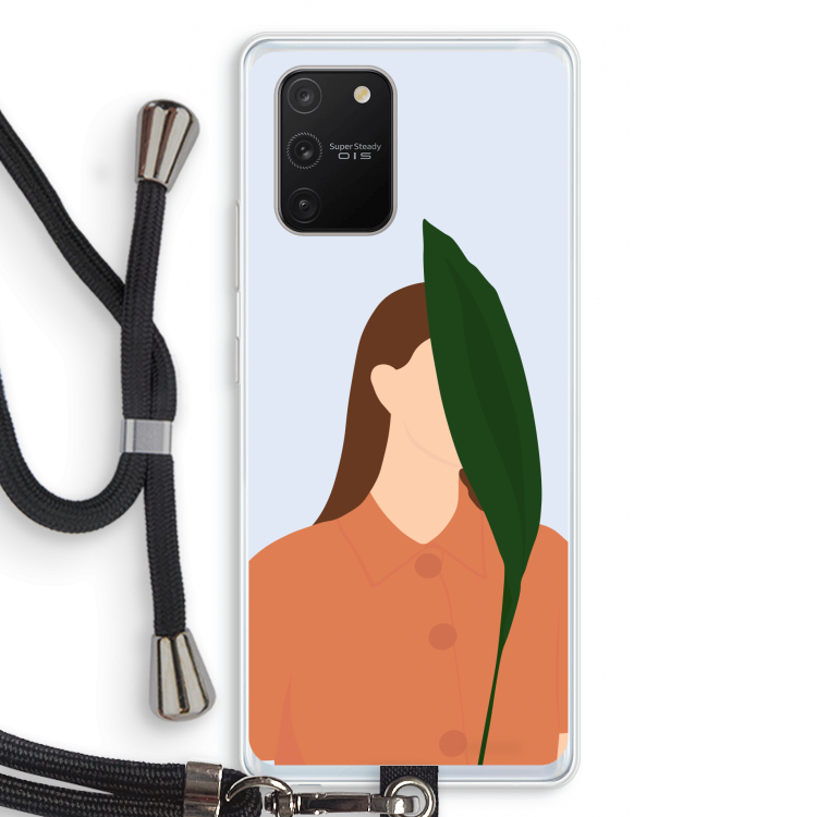 Leaf: Samsung Galaxy S10 Lite Transparant Hoesje met koord