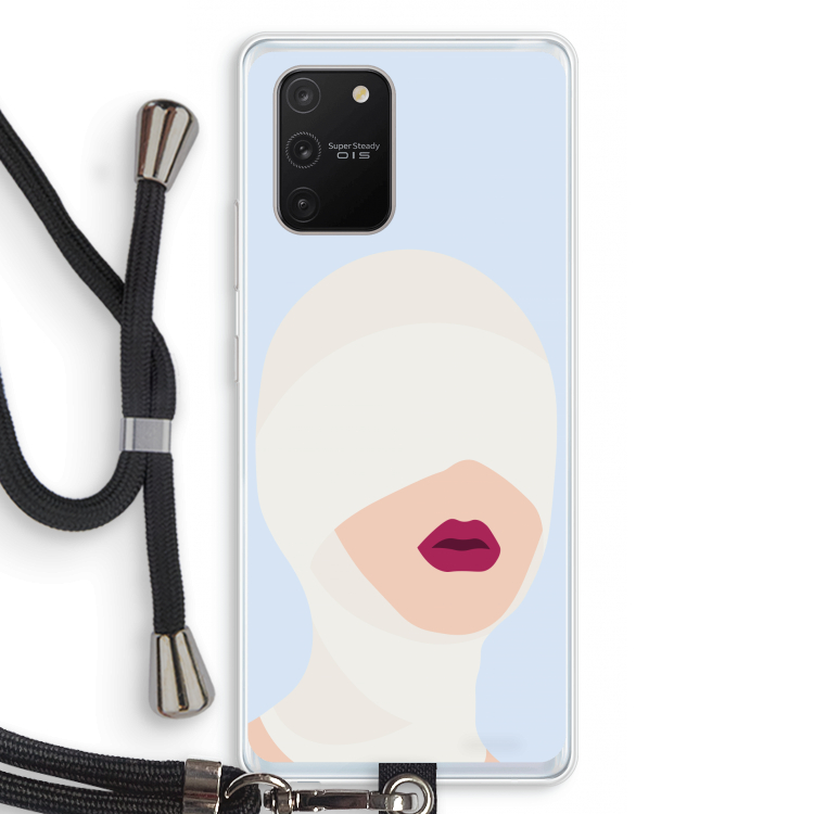 Incognito: Samsung Galaxy S10 Lite Transparant Hoesje met koord