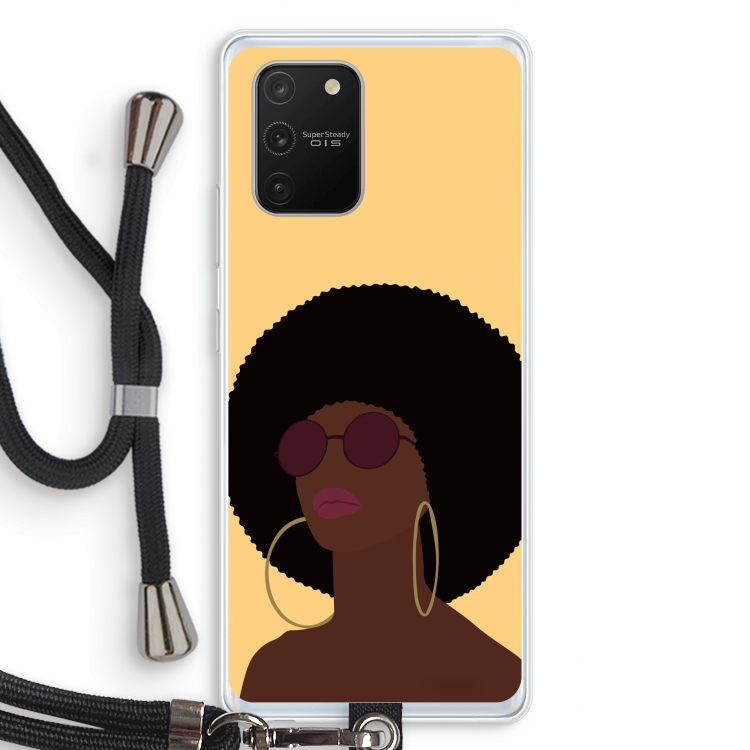 Golden hour: Samsung Galaxy S10 Lite Transparant Hoesje met koord