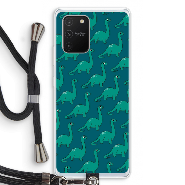 Diplodocus: Samsung Galaxy S10 Lite Transparant Hoesje met koord