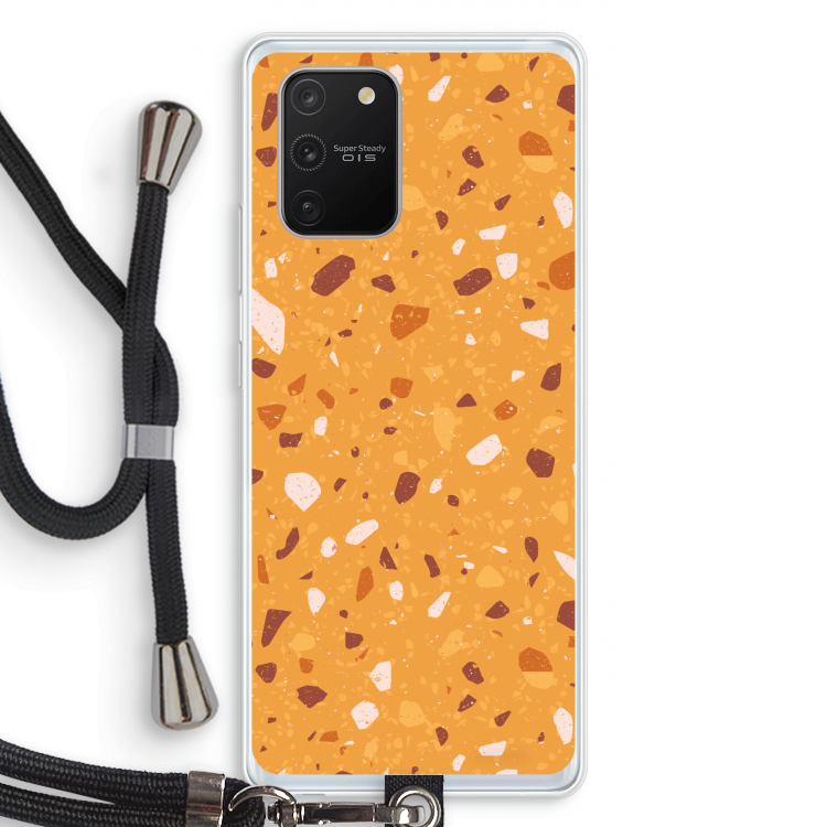 Terrazzo N°24: Samsung Galaxy S10 Lite Transparant Hoesje met koord
