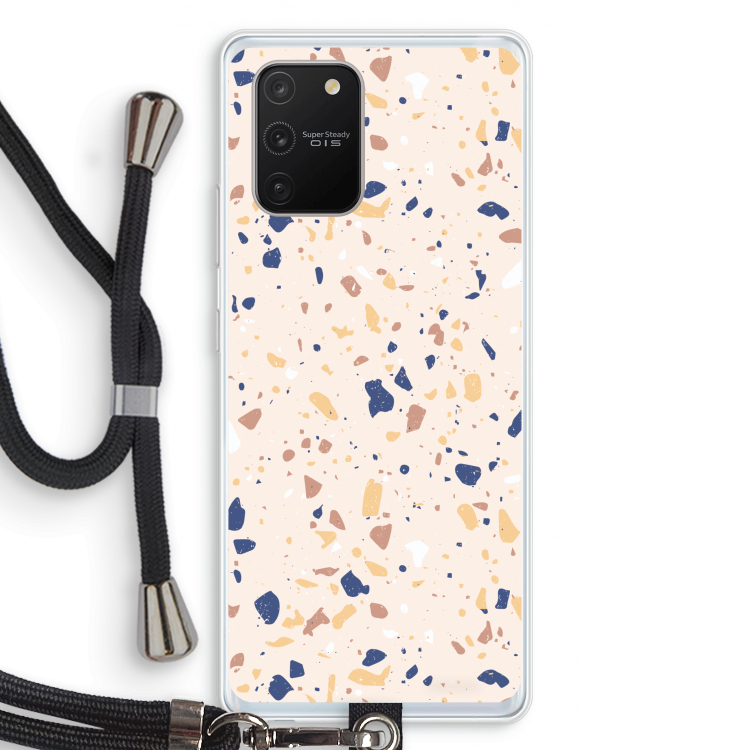 Terrazzo N°23: Samsung Galaxy S10 Lite Transparant Hoesje met koord