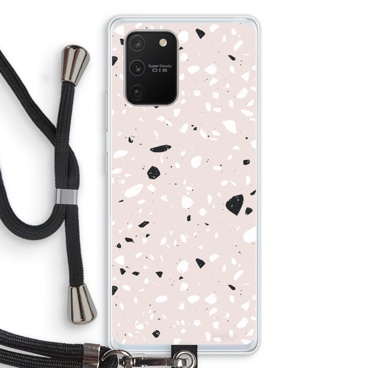 Terrazzo N°20: Samsung Galaxy S10 Lite Transparant Hoesje met koord