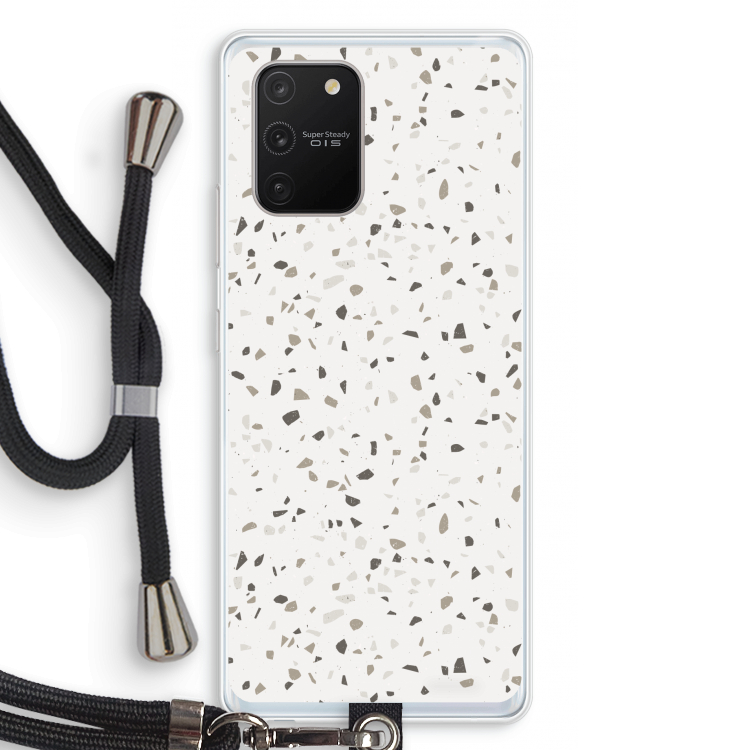 Terrazzo N°14: Samsung Galaxy S10 Lite Transparant Hoesje met koord