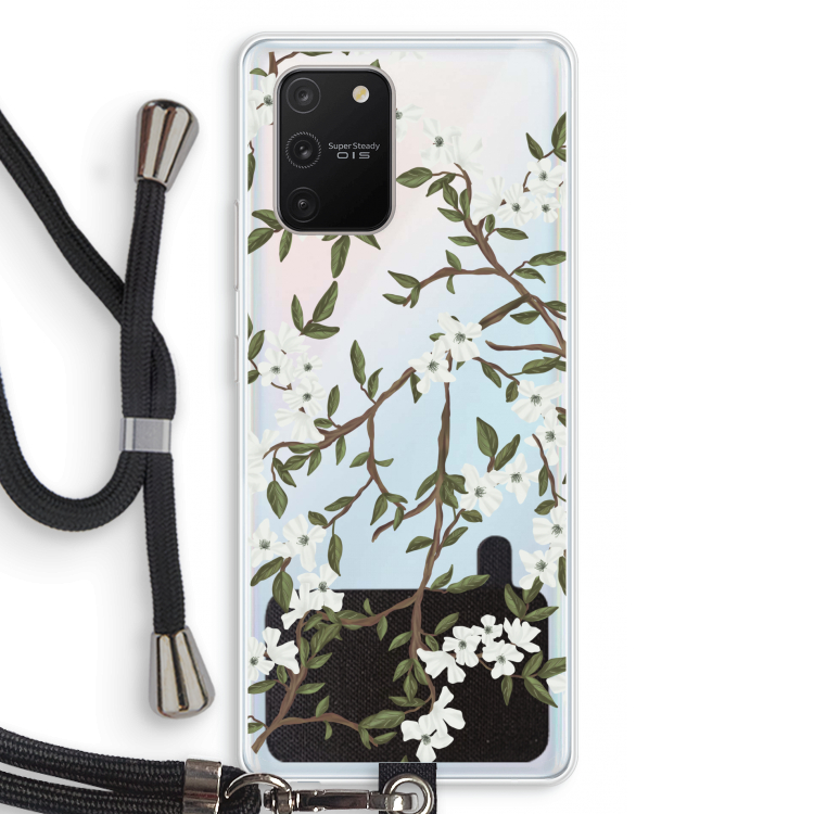 Blossoming spring: Samsung Galaxy S10 Lite Transparant Hoesje met koord