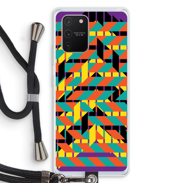 Skew Bee 2: Samsung Galaxy S10 Lite Transparant Hoesje met koord