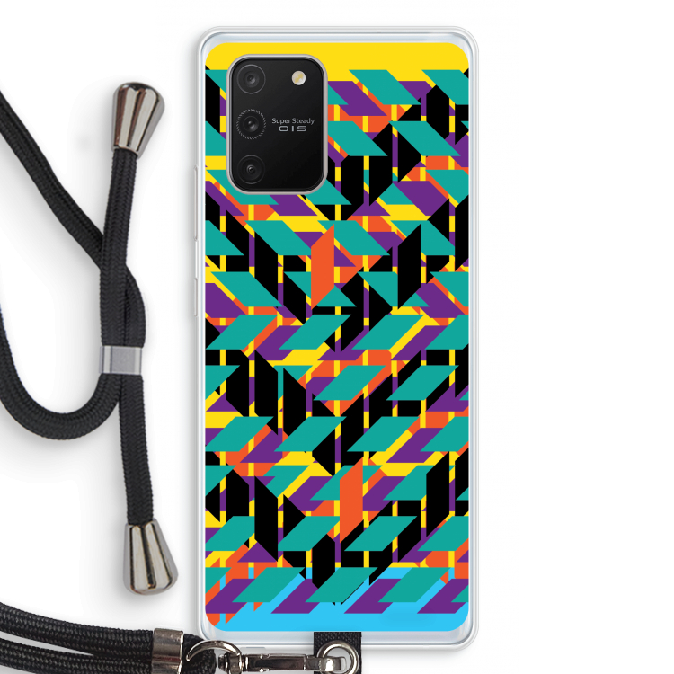 Skew Bee 1: Samsung Galaxy S10 Lite Transparant Hoesje met koord