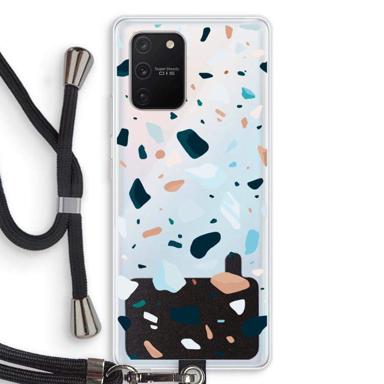 Terrazzo N°13: Samsung Galaxy S10 Lite Transparant Hoesje met koord