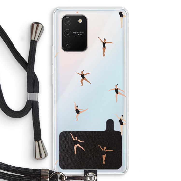 Dancing #1: Samsung Galaxy S10 Lite Transparant Hoesje met koord