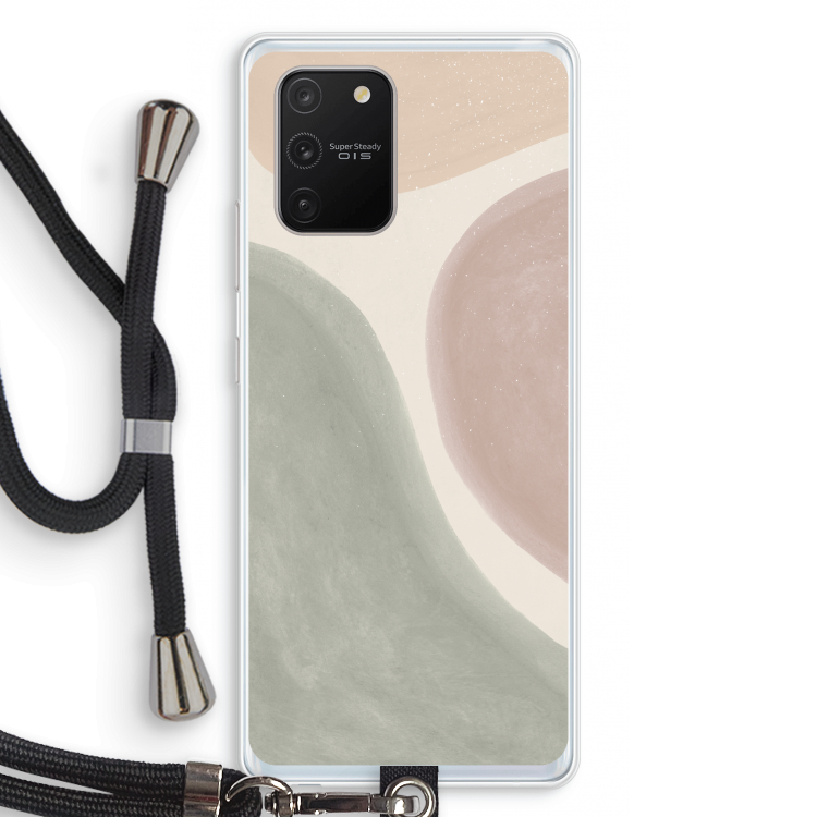 Geo #6: Samsung Galaxy S10 Lite Transparant Hoesje met koord
