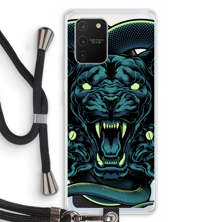 Cougar and Vipers: Samsung Galaxy S10 Lite Transparant Hoesje met koord
