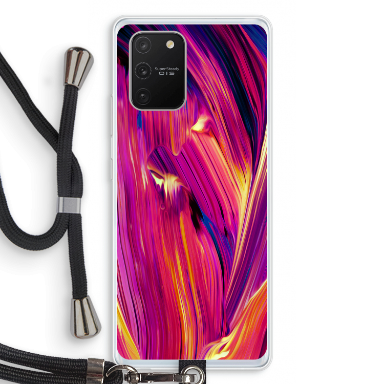 Phoenix: Samsung Galaxy S10 Lite Transparant Hoesje met koord