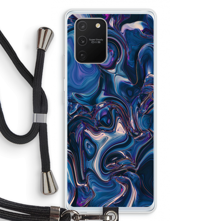 Mirrored Mirage: Samsung Galaxy S10 Lite Transparant Hoesje met koord