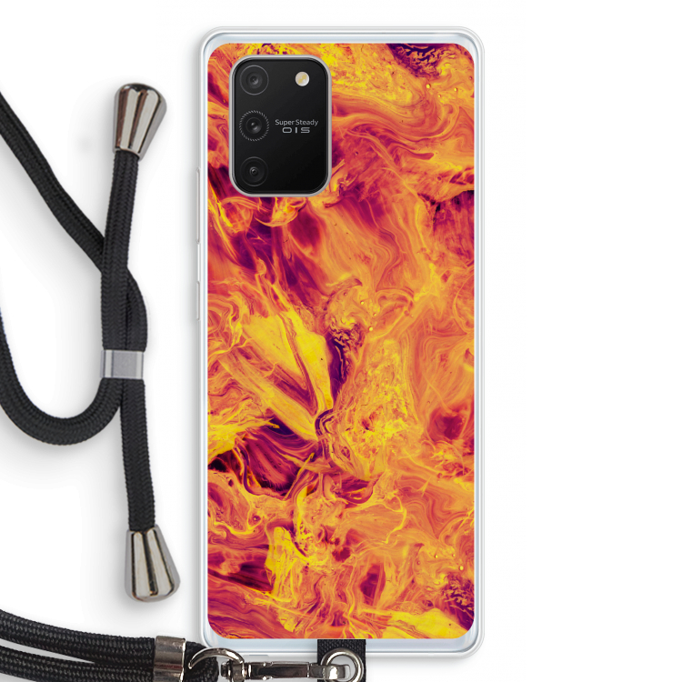 Eternal Fire: Samsung Galaxy S10 Lite Transparant Hoesje met koord