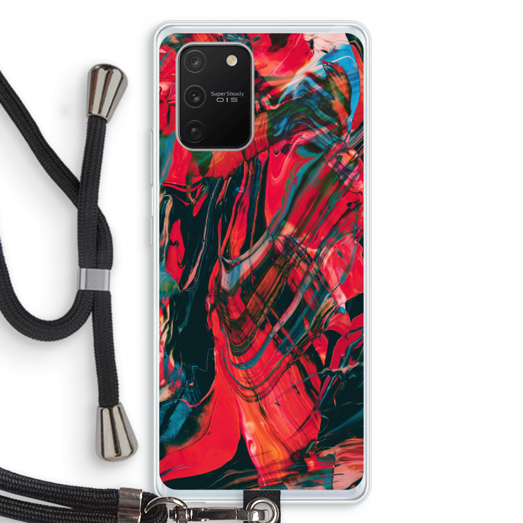 Endless Descent: Samsung Galaxy S10 Lite Transparant Hoesje met koord