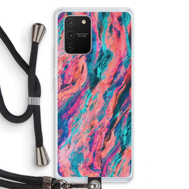 Electric Times: Samsung Galaxy S10 Lite Transparant Hoesje met koord