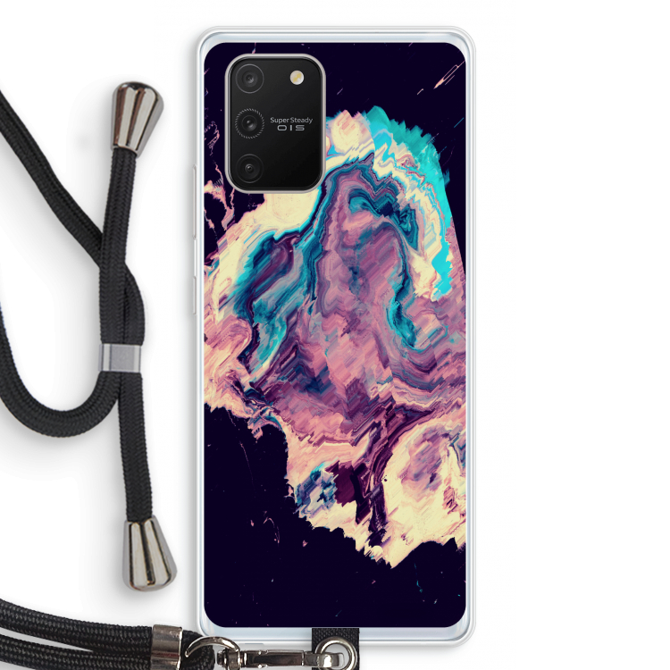 Cosmic Silence: Samsung Galaxy S10 Lite Transparant Hoesje met koord