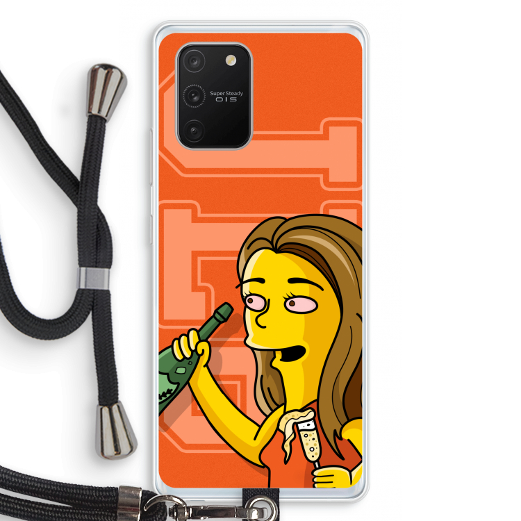 Jamie Lee Simpson: Samsung Galaxy S10 Lite Transparant Hoesje met koord