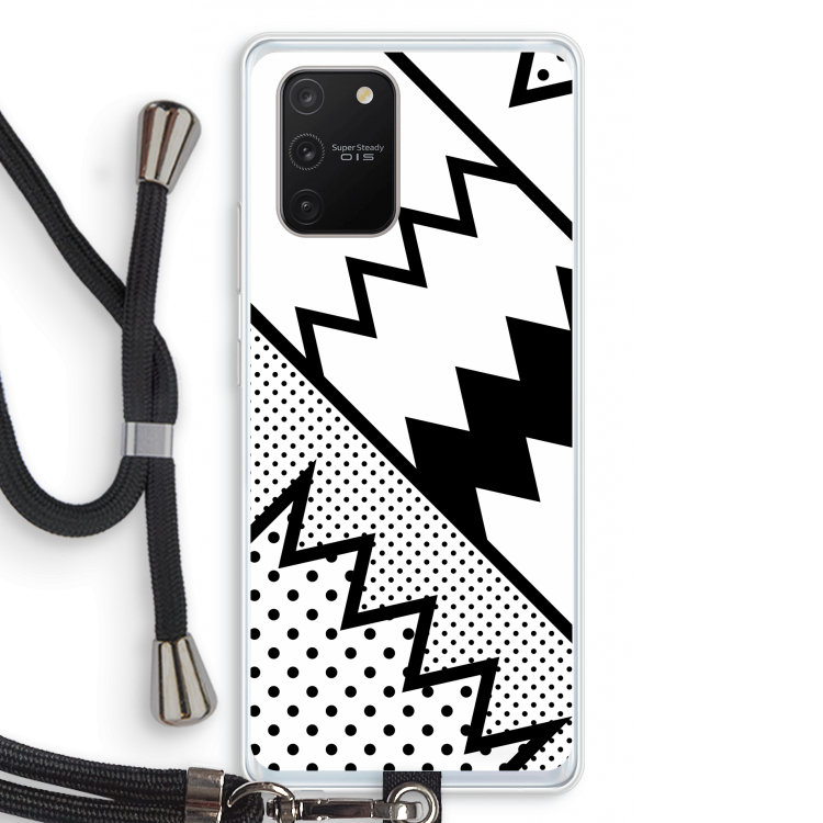 Pop Art #5: Samsung Galaxy S10 Lite Transparant Hoesje met koord