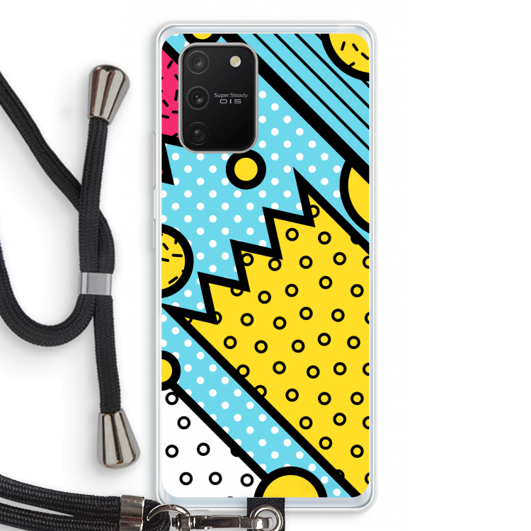 Pop Art #1: Samsung Galaxy S10 Lite Transparant Hoesje met koord