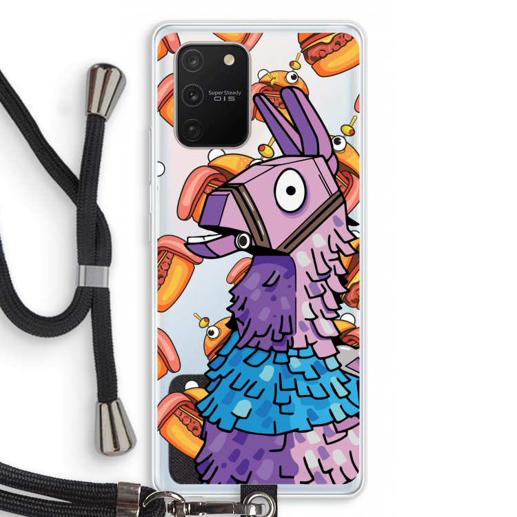 Loot Burger: Samsung Galaxy S10 Lite Transparant Hoesje met koord