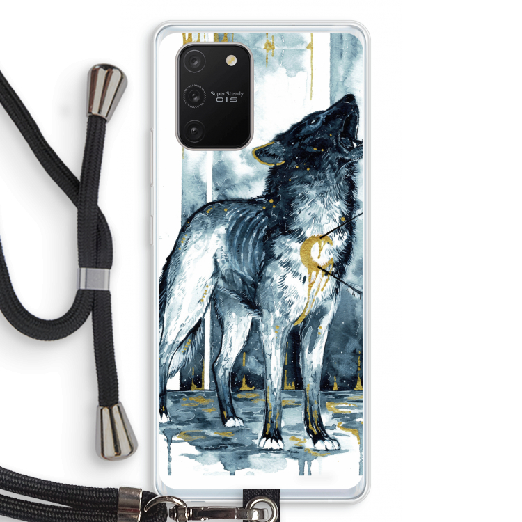 Bleeding Soul: Samsung Galaxy S10 Lite Transparant Hoesje met koord