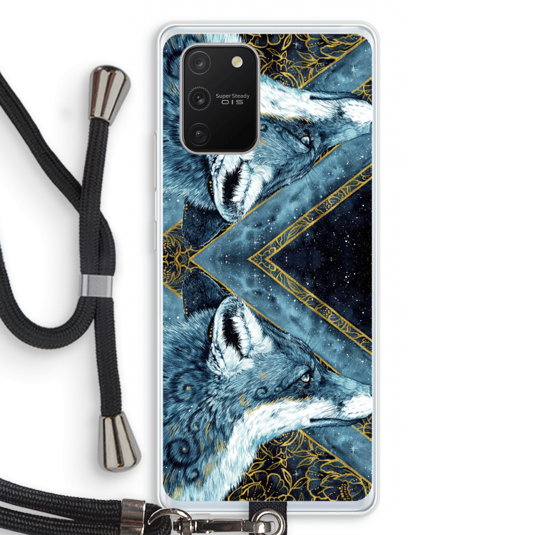 Golden Fox: Samsung Galaxy S10 Lite Transparant Hoesje met koord