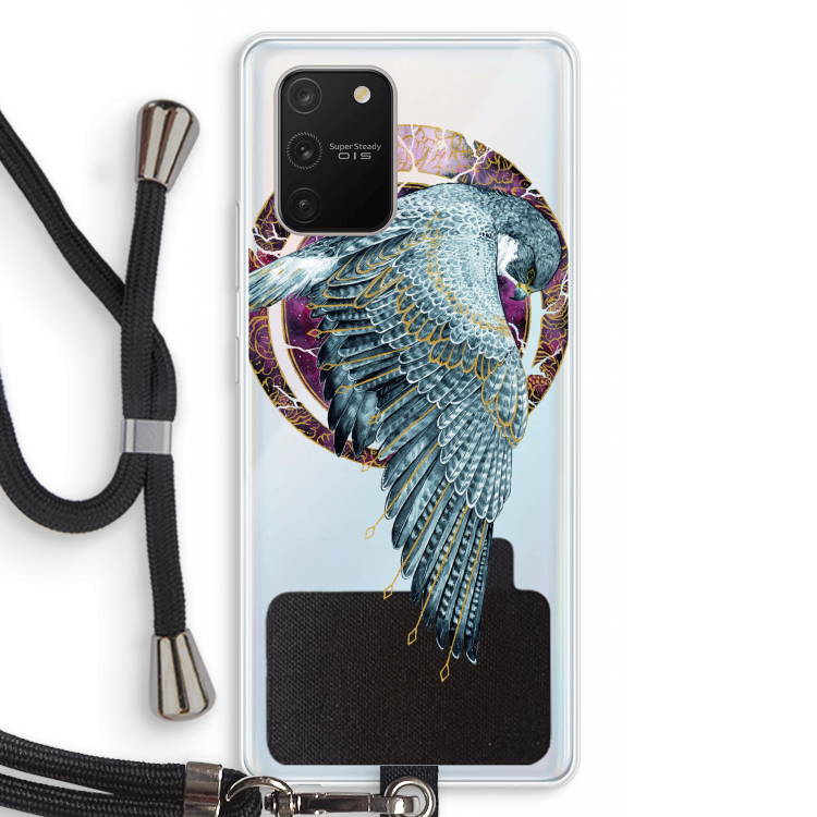 Golden Falcon: Samsung Galaxy S10 Lite Transparant Hoesje met koord