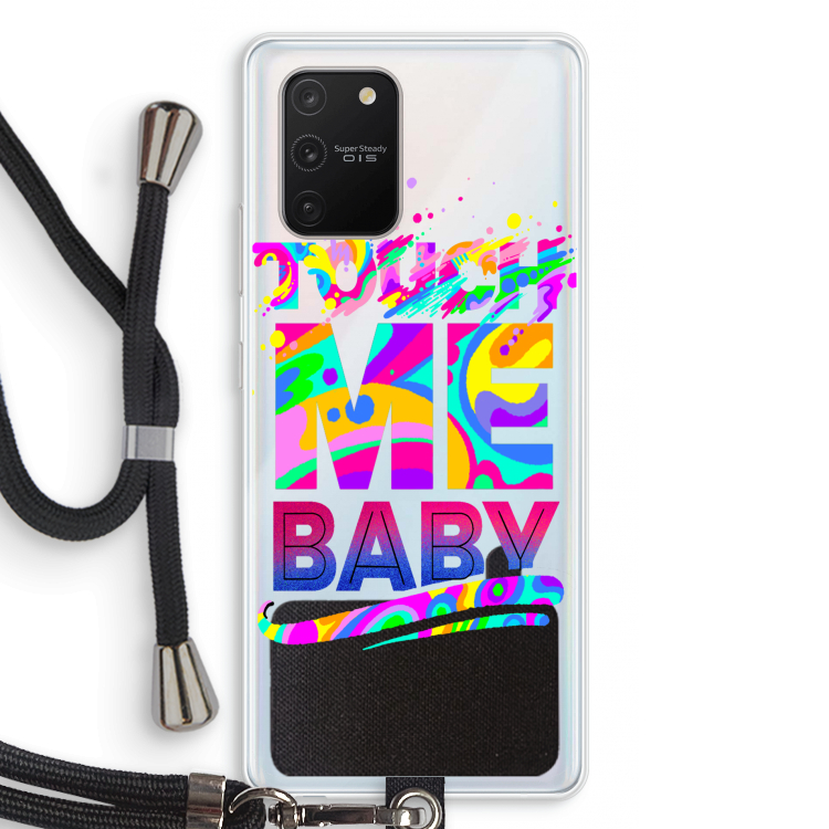 Touch Me: Samsung Galaxy S10 Lite Transparant Hoesje met koord