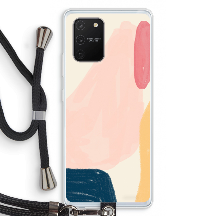Saturday Flow: Samsung Galaxy S10 Lite Transparant Hoesje met koord
