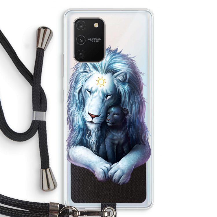 Child Of Light: Samsung Galaxy S10 Lite Transparant Hoesje met koord