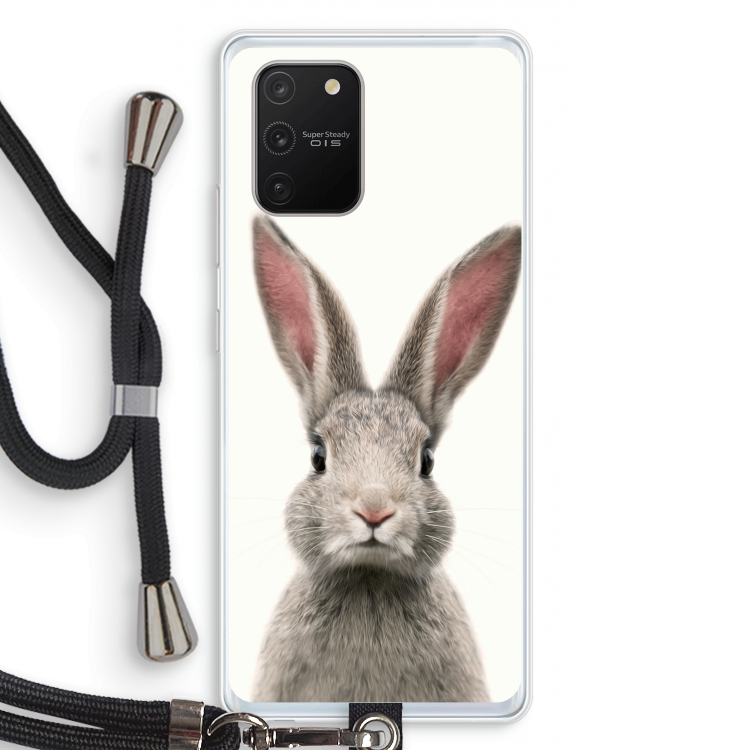 Daisy: Samsung Galaxy S10 Lite Transparant Hoesje met koord
