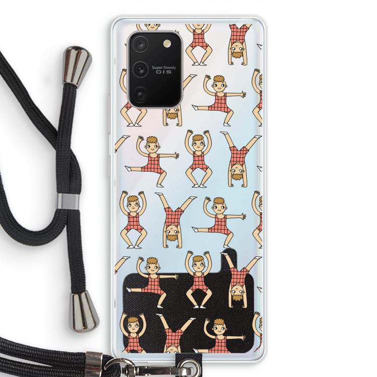 Gymboys: Samsung Galaxy S10 Lite Transparant Hoesje met koord
