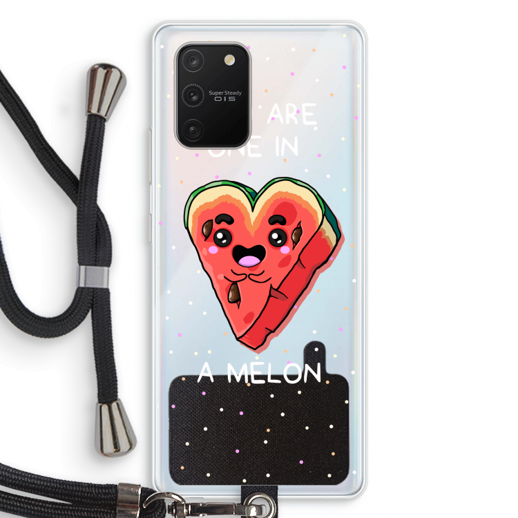 One In A Melon: Samsung Galaxy S10 Lite Transparant Hoesje met koord