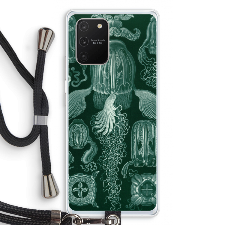 Haeckel Cubomedusae: Samsung Galaxy S10 Lite Transparant Hoesje met koord