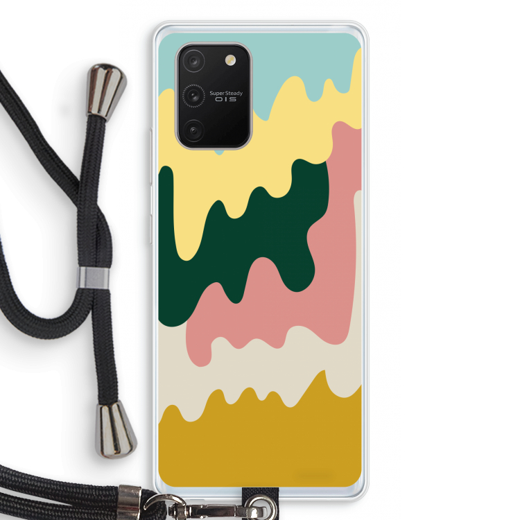 Baar B: Samsung Galaxy S10 Lite Transparant Hoesje met koord