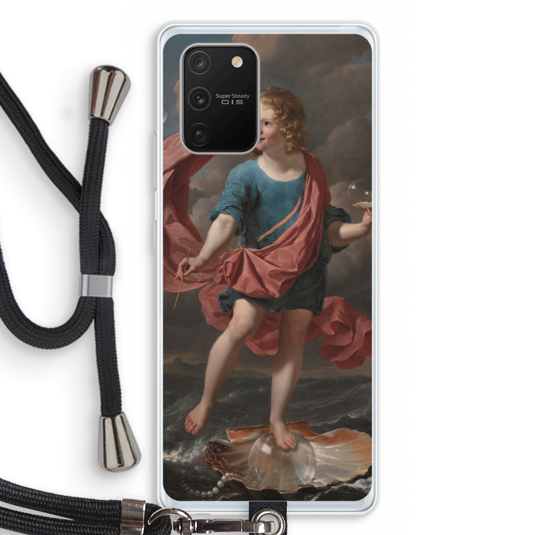 Soap Bubbles: Samsung Galaxy S10 Lite Transparant Hoesje met koord