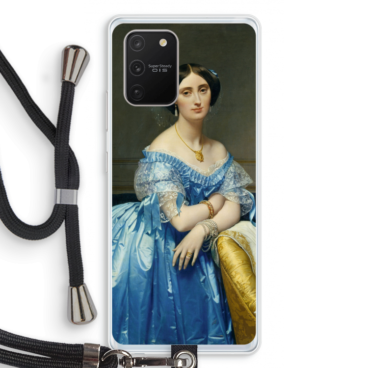 Eleonore: Samsung Galaxy S10 Lite Transparant Hoesje met koord