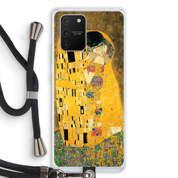 Der Kuss: Samsung Galaxy S10 Lite Transparant Hoesje met koord