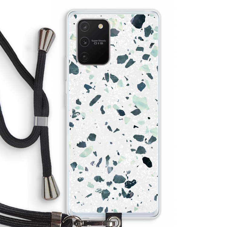 Terrazzo N°2: Samsung Galaxy S10 Lite Transparant Hoesje met koord