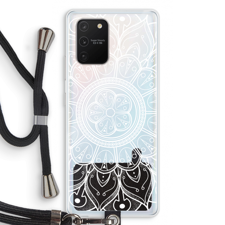 Roses Are Red: Samsung Galaxy S10 Lite Transparant Hoesje met koord