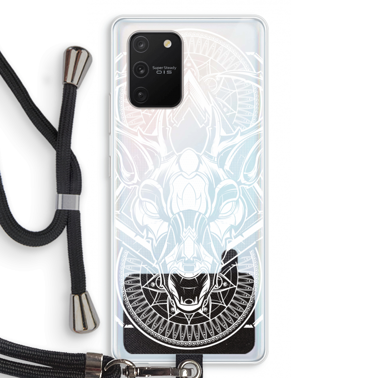 Oh Deer: Samsung Galaxy S10 Lite Transparant Hoesje met koord