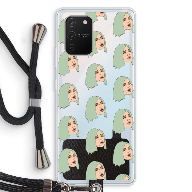 King Kylie: Samsung Galaxy S10 Lite Transparant Hoesje met koord