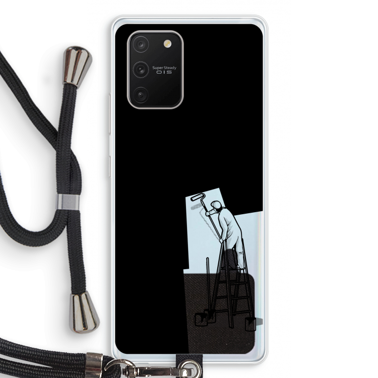 Musketon Painter: Samsung Galaxy S10 Lite Transparant Hoesje met koord