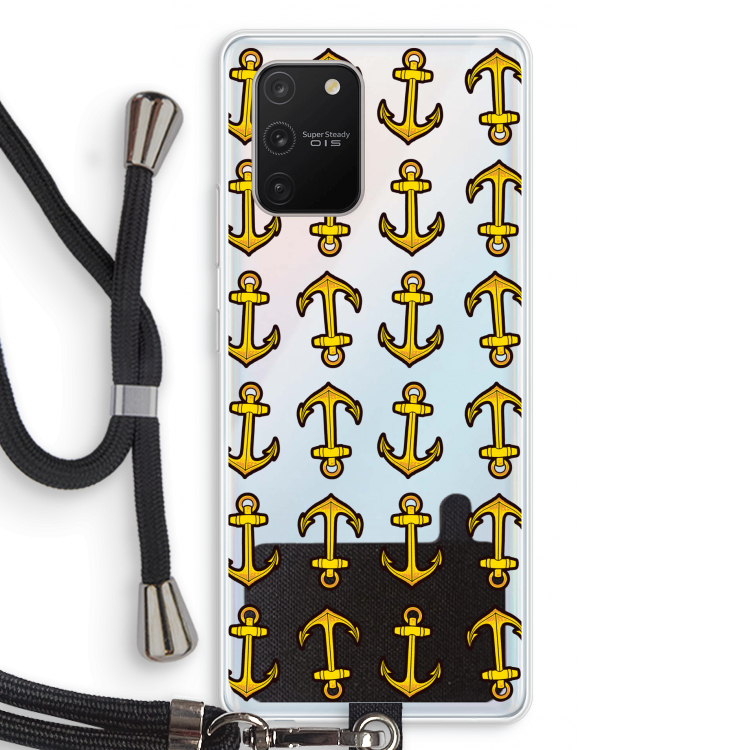 Musketon Anchor: Samsung Galaxy S10 Lite Transparant Hoesje met koord