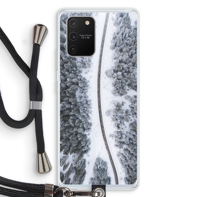 Snøfall: Samsung Galaxy S10 Lite Transparant Hoesje met koord