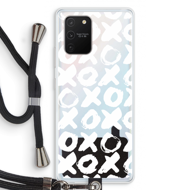 XOXO: Samsung Galaxy S10 Lite Transparant Hoesje met koord
